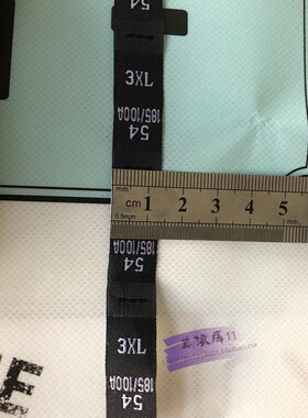 尺码标号码标服装尺码大小号