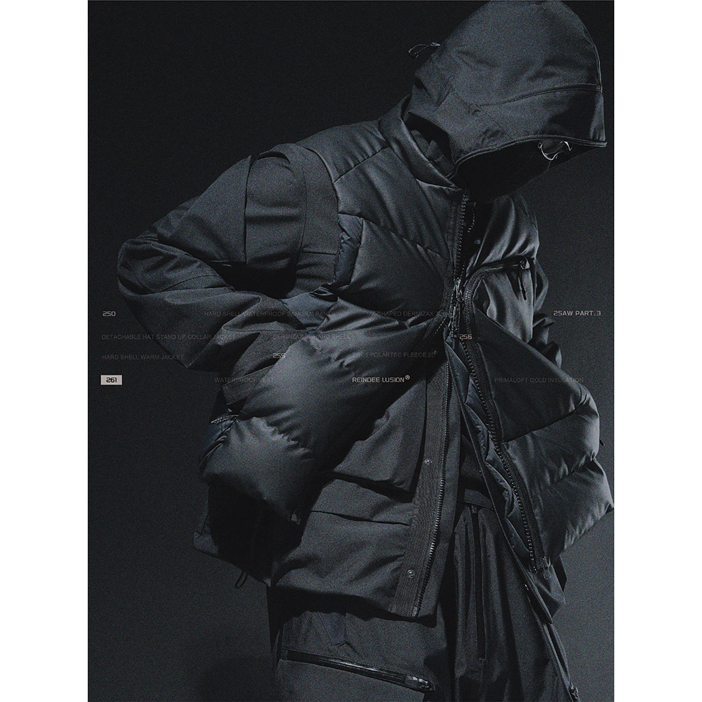 RL | REINDEE LUSION 斜裁重磅御寒Primaloft金标棉防水绗线马甲,淘宝优惠券,粉丝福利购,淘宝优惠卷