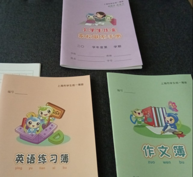 闵行区 上海小学生标准练习簿 英语数学语文作业本学校统一课业本 - 图0