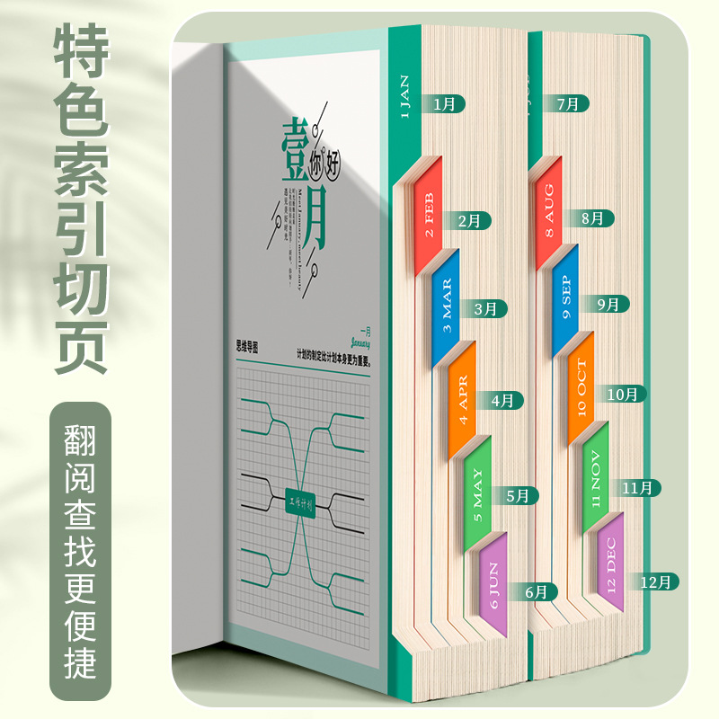 2025年日程本计划表一日一页效率手册每日计划本笔记本本子todoli - 图3