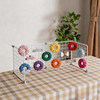 Desktop grid hairpin hair tie storage rack