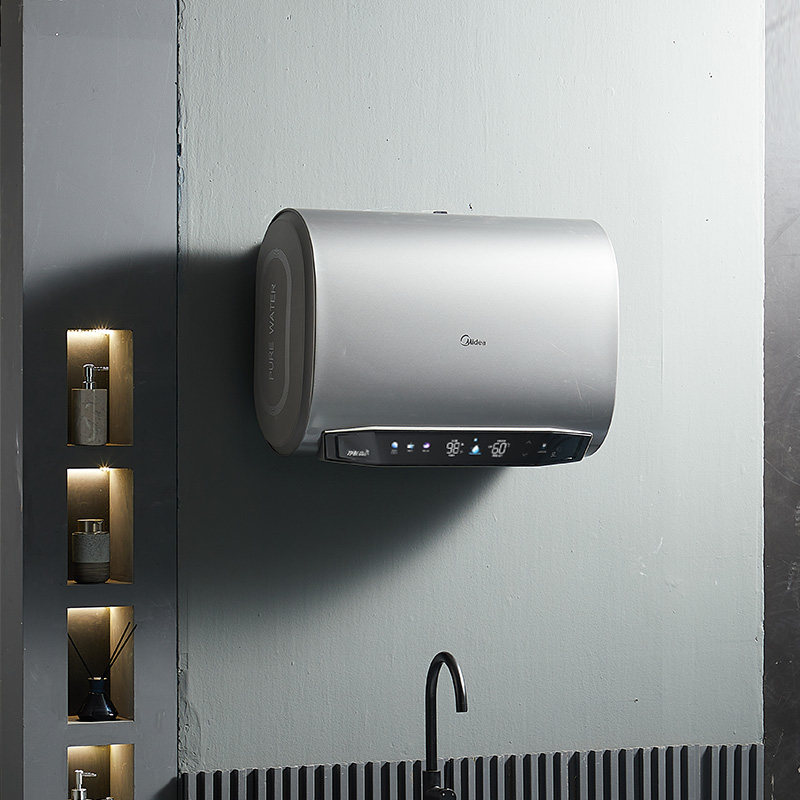 美的纤薄扁桶双胆家用50l电热水器 美的热水器电热水器