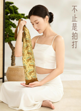 明大妈经络拍打袋拍背甩袋甩背袋