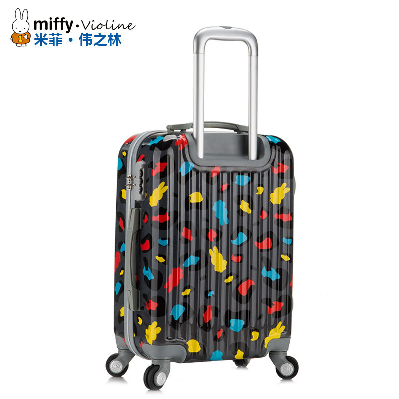 女万向轮卡通潮abs+pc登机旅行箱包 米菲伟之林旅行箱