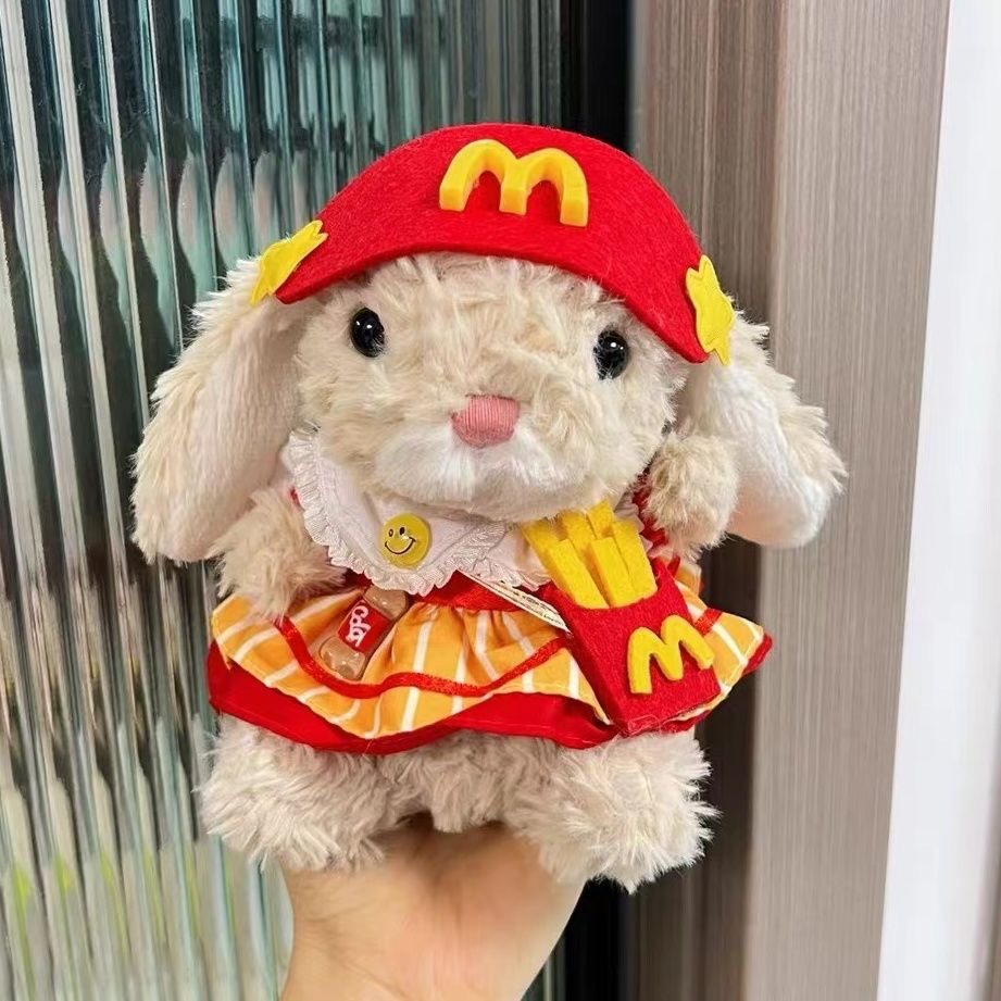 仅娃衣/15厘米Yummy美味兔校服小红书同款娃衣毛绒小兔子衣服可爱,淘宝优惠券,粉丝福利购,淘宝优惠卷