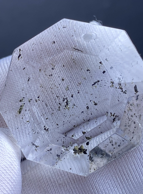 天然水晶绿云母片吊坠裸石男女款水晶项坠一物一图