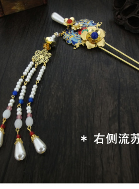 【忆阁红妆】古装唐代珍珠钗头饰