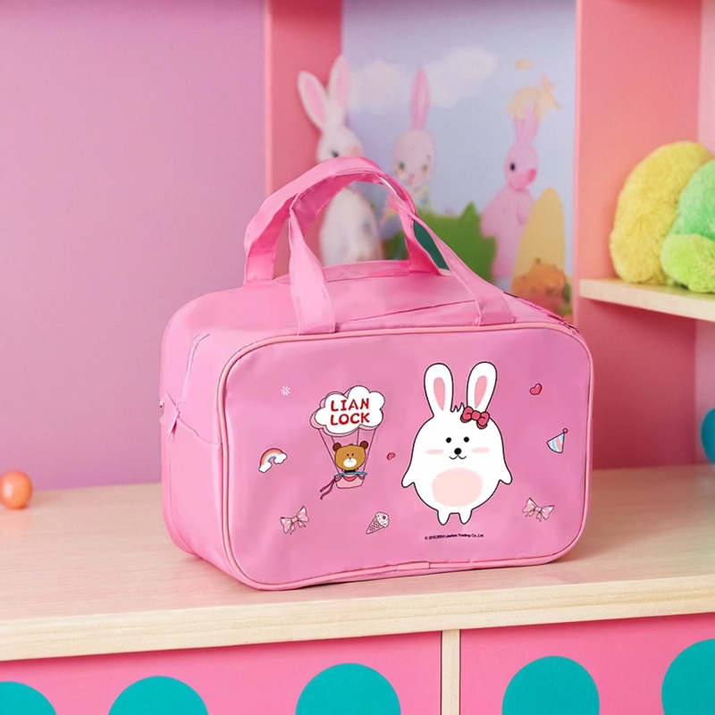 联扣hellokitty饭盒包保温包防水便当包手拎袋手拎包学生包手提包 - 图3