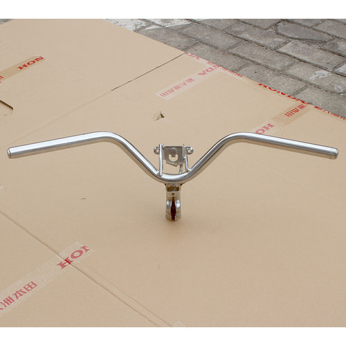 新大洲本田50自由电喷摩托车SDH50QT-45方向把车把手把龙头原装件 - 图0