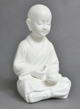 小沙弥工艺品人物公仔陶瓷娃娃