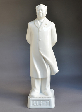 陶瓷毛泽东伟人全身像站像雕塑像