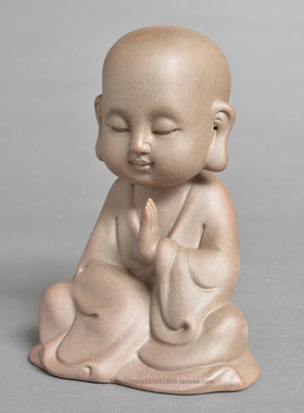 人物雕塑观音佛像紫砂艺术品装饰