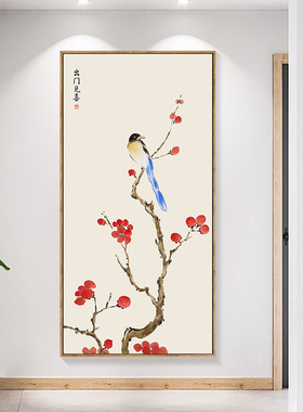 简正玄关出门见喜挂画