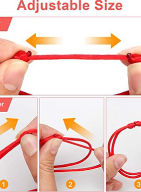 圣诞新年情侣手链红绳手链百搭