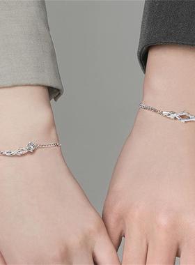 荆棘玫瑰情侣手链男女一对情侣款小众设计个性简约百搭日韩手饰品