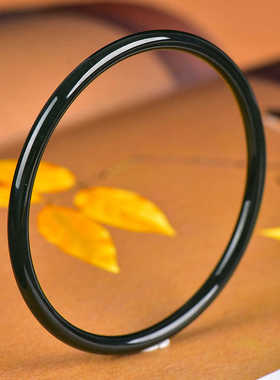 天然和田玉青玉手镯叮当镯