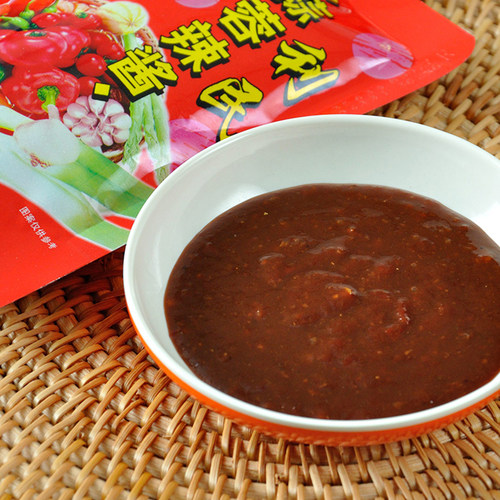 天津利民蒜蓉辣酱烤肉酱125克1袋烧烤炖鱼味道鲜美老品牌老味道 - 图1