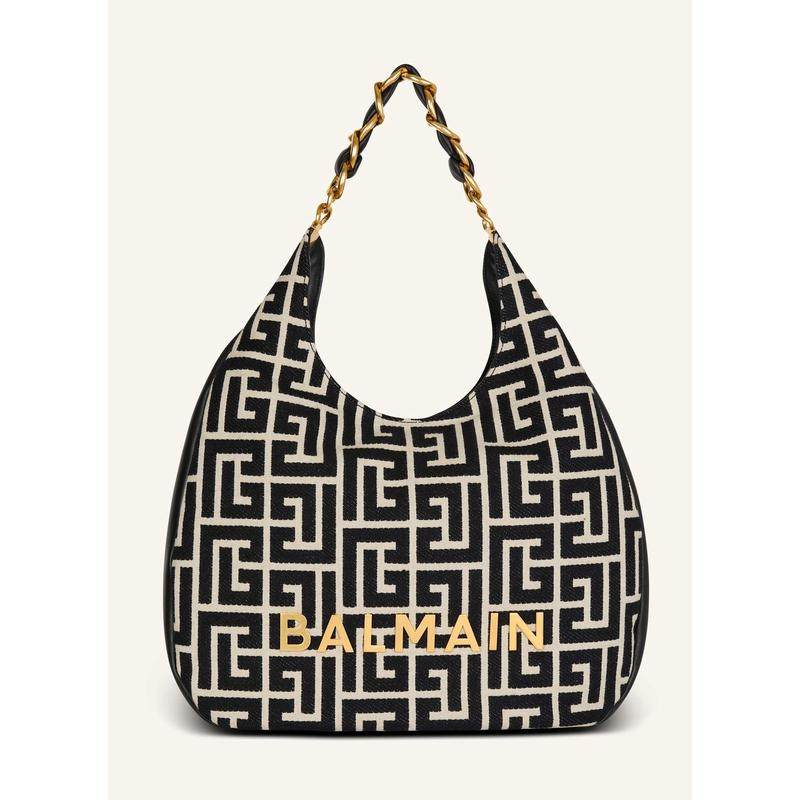 代购BALMAIN女士购物袋可手提可肩背大容量轻便携带金属logo,淘宝优惠券,粉丝福利购,淘宝优惠卷