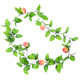 Simulated fruit rattan grape leaves decorative fake flower vine