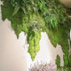 Simulated green moss lawn landscaping plant decoration shop