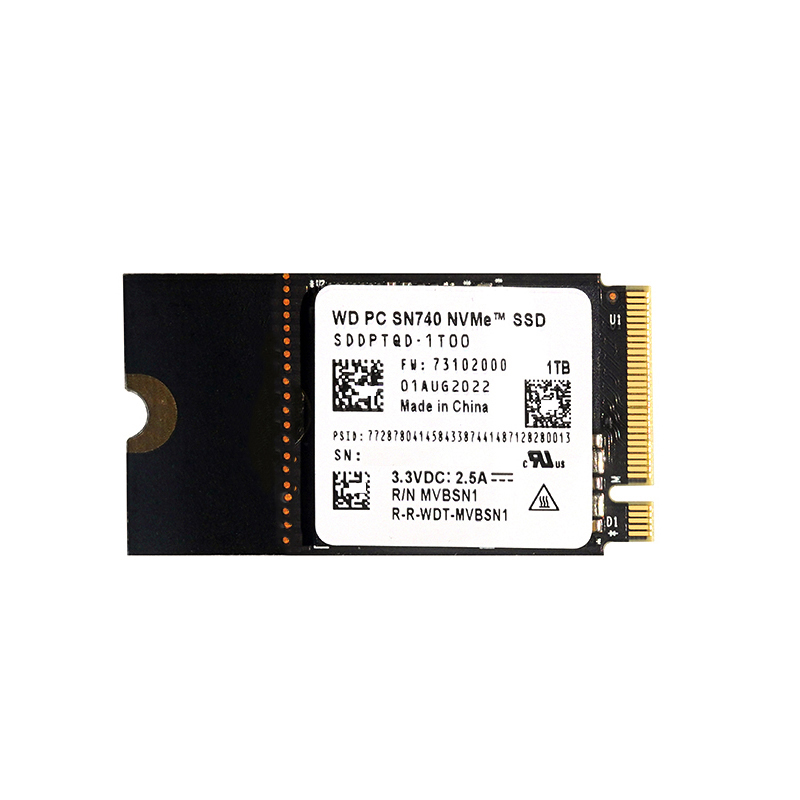 WD西部数据SN740 512G 1T 2TB 2242PCIE NVME笔记本固态硬盘台式 - 图2