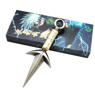 火影忍者武器周边手里剑四代目飞雷神苦无龙刃阿斯玛模型未开刃 虎窝淘