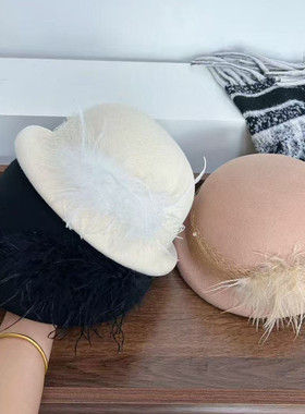 中古doll感大小姐礼帽丨名媛穿搭