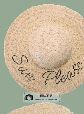 海岛度假首选~拍照出片的大檐帽