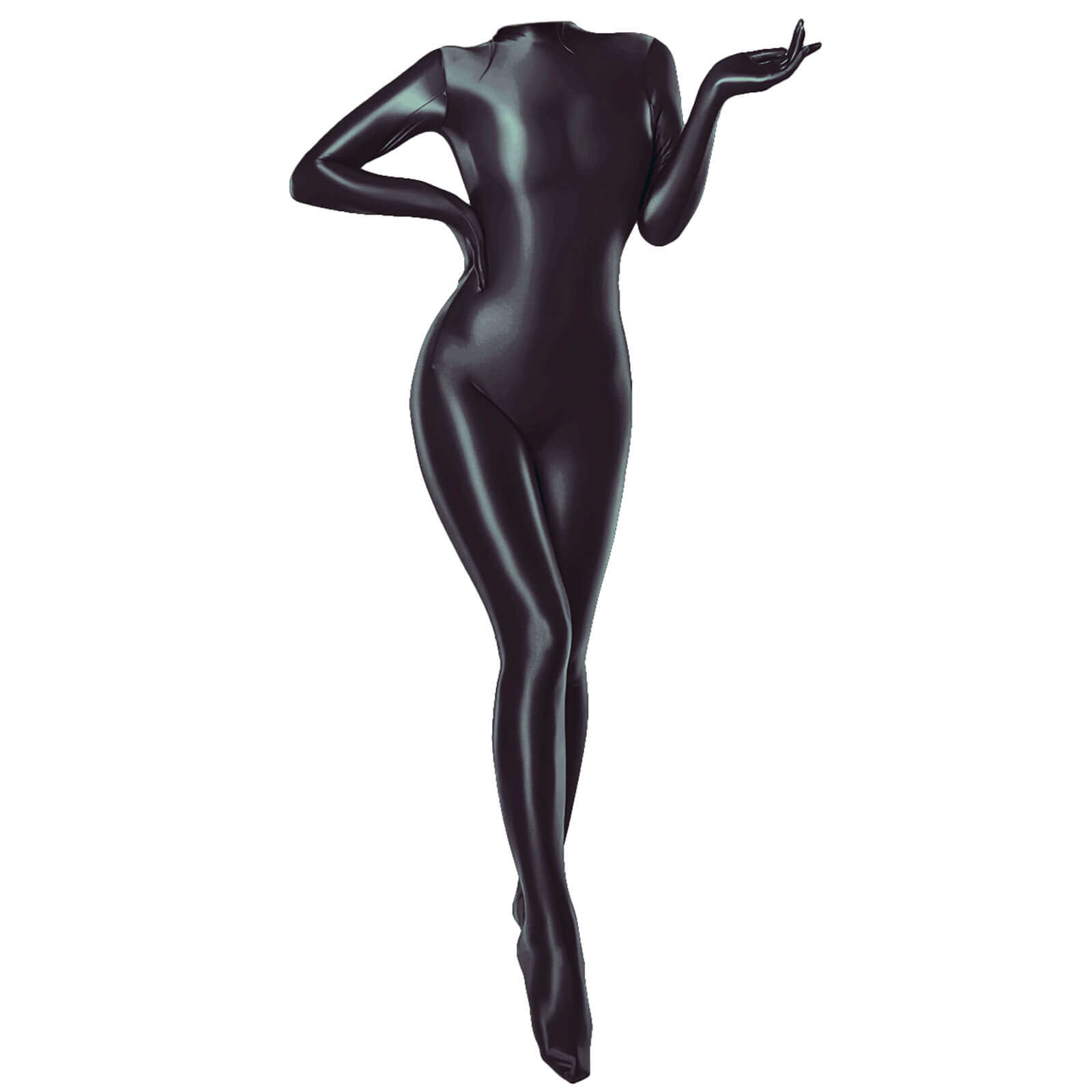 性感油亮丝滑全身连体衣五指手套包脚背部开拉链跳舞表演直播抖音,淘宝优惠券,粉丝福利购,淘宝优惠卷