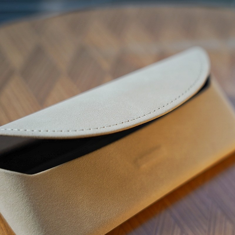 高档疯马软皮质眼镜盒羊巴皮时尚太阳墨镜盒近视眼镜布袋保护套装,淘宝优惠券,粉丝福利购,淘宝优惠卷