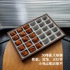 30-person divided display storage tray for toy jewelry
