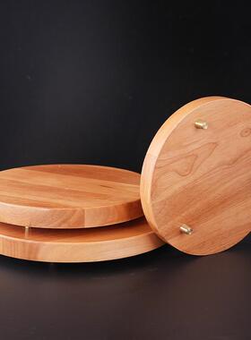 底座客厅摆件实木中式