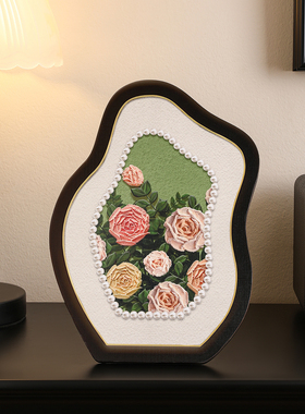 中古风复古艺术摆画装饰画摆件