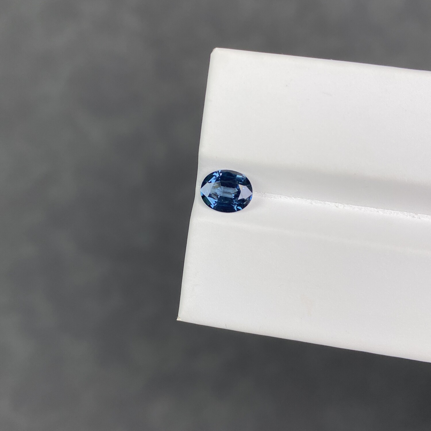 0.95 small carat natural blue spinel colored gemstone oval