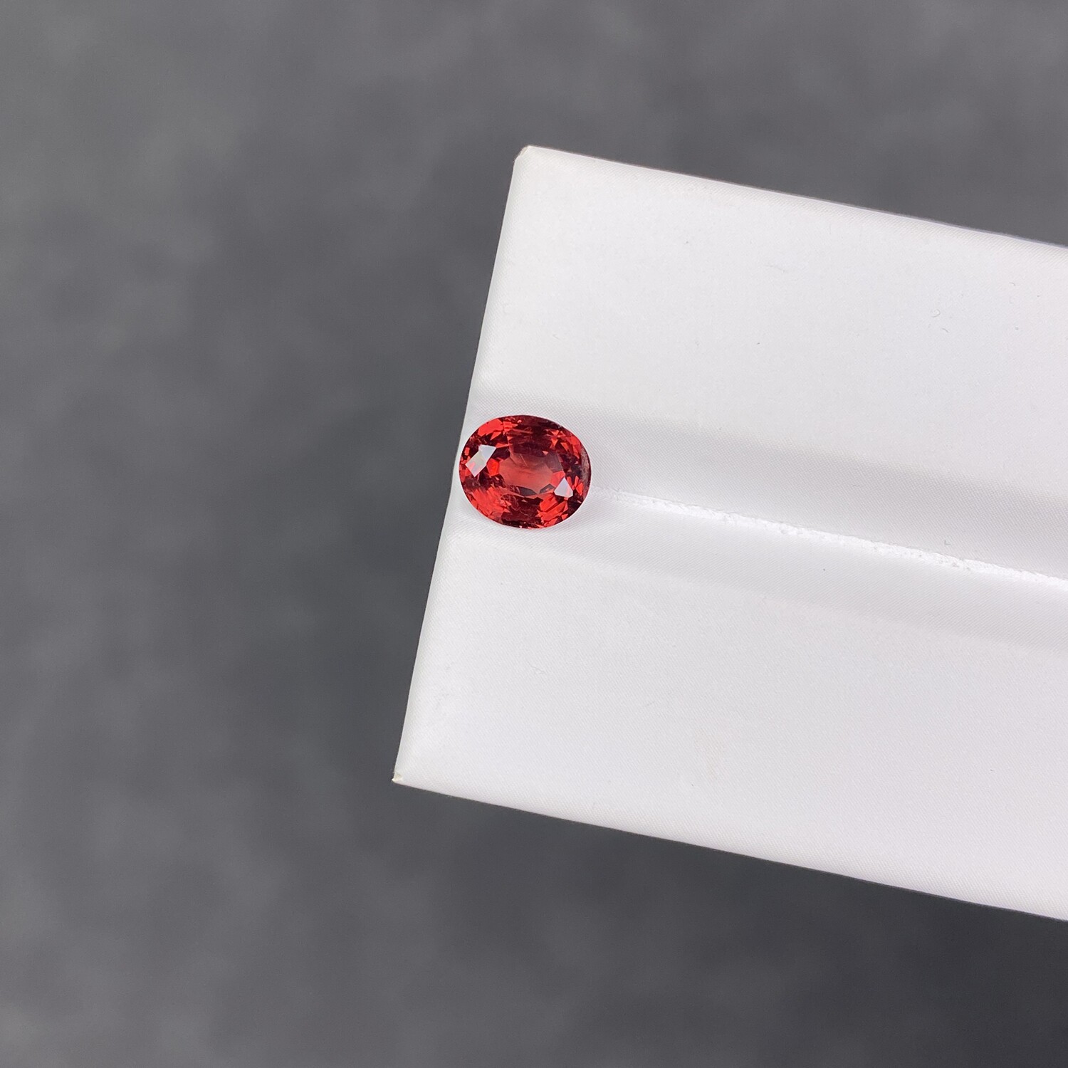 1.4 carat natural rose red spinel colored gemstone