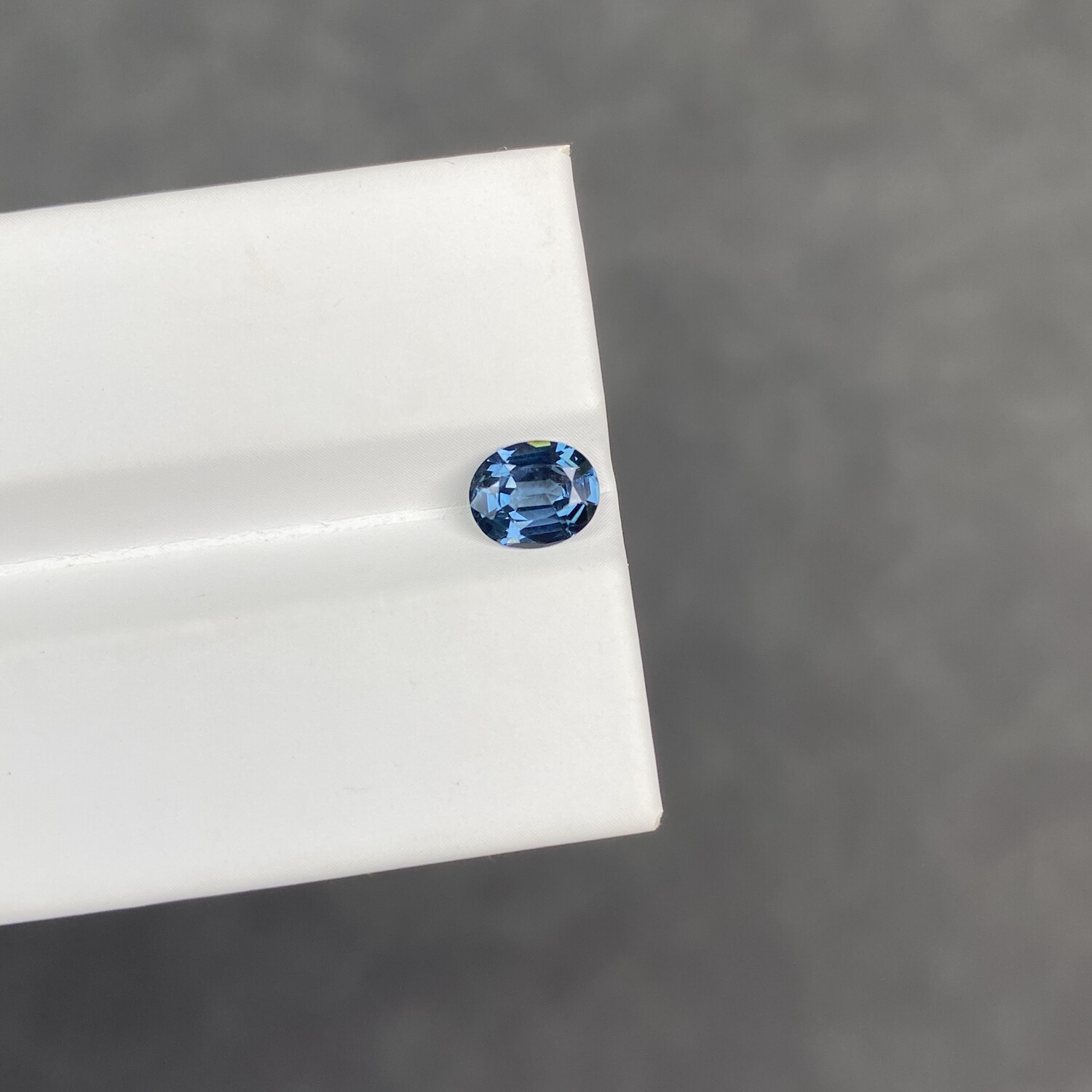 0.95 small carat natural blue spinel colored gemstone oval