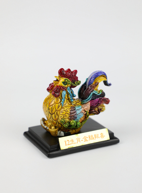 台湾十二生肖全套龙蛇汽车摆件