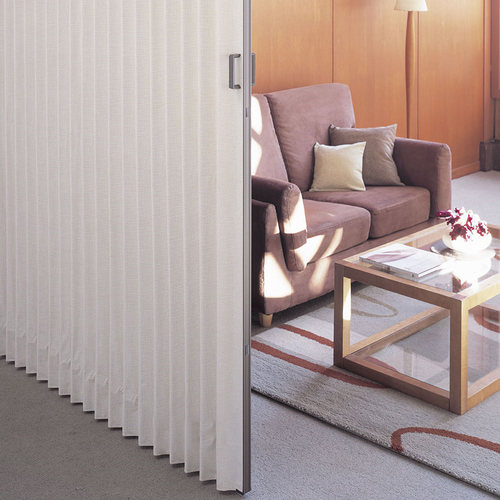 TACHIKAWA 日本进口立川折叠门定制室内软移门隔断推拉可弯曲弧度 - 图2