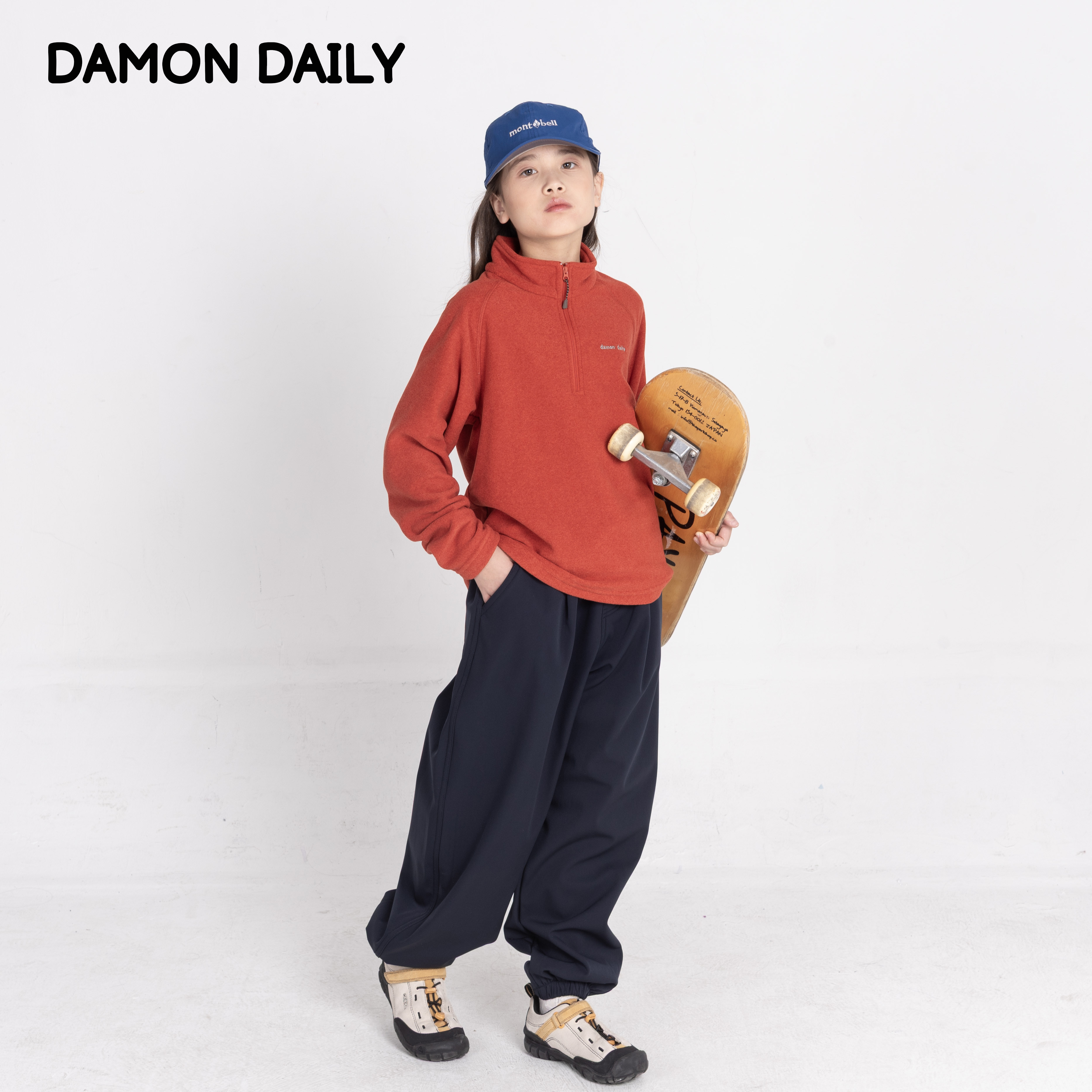 【Damon11/11日 10:00上新】儿童半拉链摇粒绒套头衫保暖立领外套,淘宝优惠券,粉丝福利购,淘宝优惠卷