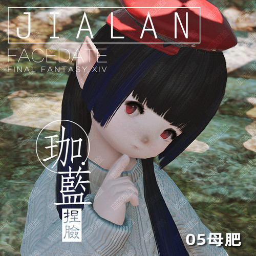 【珈蓝】最终幻想14 ff14捏脸数据脸型 各种族精品合集包 新种族 - 图2