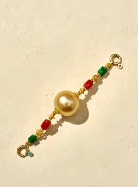 沙金新中式国风葫芦项链延长链手链加长链双扣头毛衣链diy配件