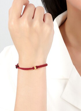 跨境本命年沙金守护神路路通十二生肖符号通隔片手链手串配件饰品