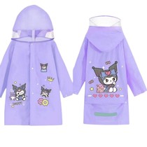 Culomi Raincoat Girl Skeleton Rice Full Body Waterproof Nursery School Elementary School Pupils 6-12 Year Old Cool Lomi Rain Cape