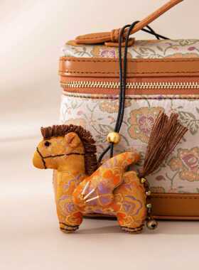 风和新年马年手工真丝小飞项链