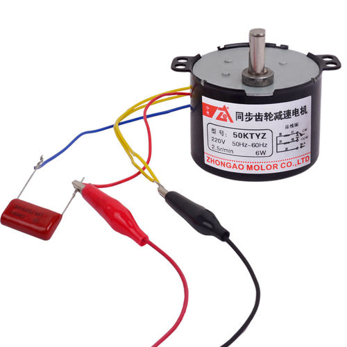 50KTYZ交流永磁同步电机马达220V双向可控齿轮慢速微型减速电动机 - 图3