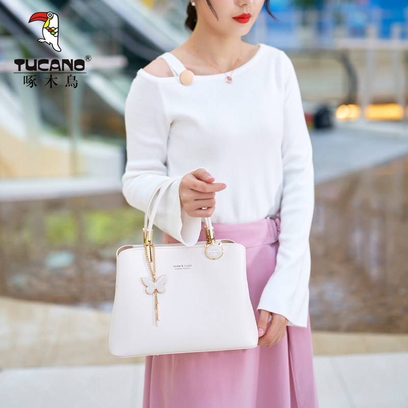 啄木鸟女士2021新款潮冬斜挎手提包 腾胜箱包女士包袋