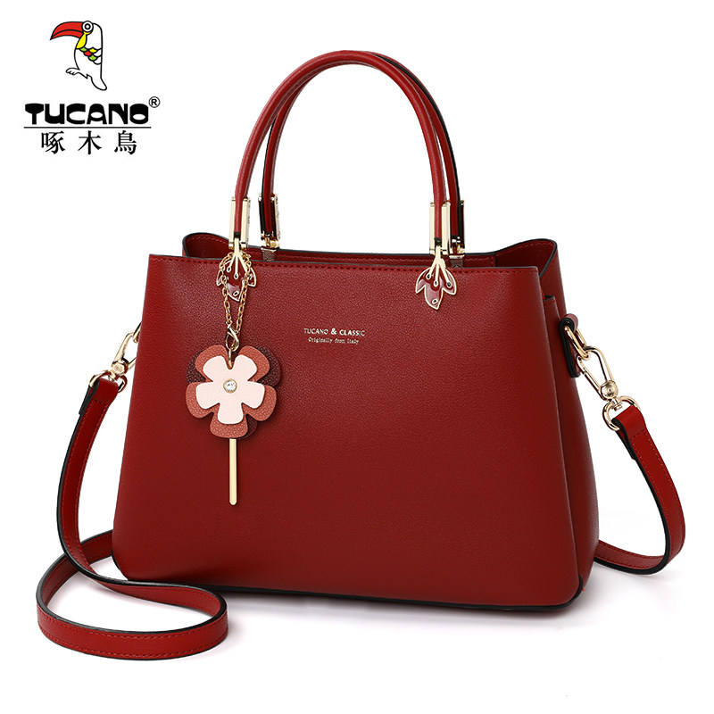 啄木鸟女士2020新款潮手提妈妈包 腾胜箱包女士包袋