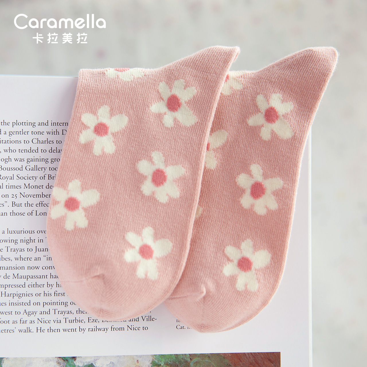 caramella服饰旗舰店caramella袜子女ins潮秋冬季粉色中长筒日系可爱网红少女心棉袜子0