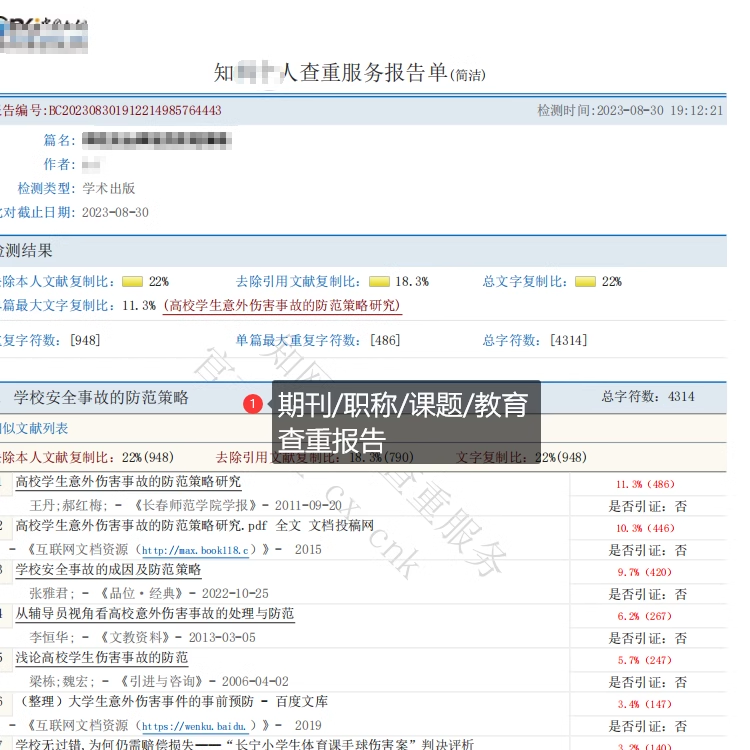 中国知识论文查重专本科硕博士期刊职称评审投稿检测官网4送aigc - 图0