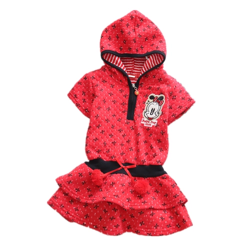 Демисезонный милый пуховик, стеганое хлопковое платье без рукавов, цветочный принт